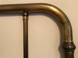 Close up of headboard.