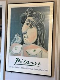 There are several prints from Picasso and others.