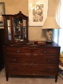 Second dresser made by Irwin.  Also, very nice display/curio cabinet.