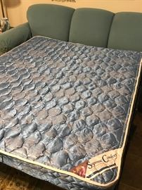 Mattress on LazyBoy sleeper sofa is a full size in very good condition.