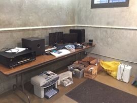 Harmon Karden receiver, subwoofer, Apple keyboard and more