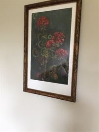 framed watercolor