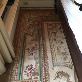 Another view of the wool rug for sale