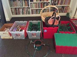 Christmas lights and some decor