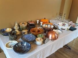 pottery copper ware and more