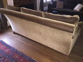 Back of the mohair sofas- flash makes it look an odd color 