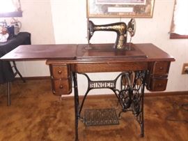antique Singer Sewing machine
