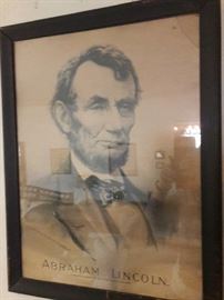 Abraham Lincoln Chrono Lithograph