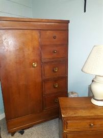 armoire and night stand