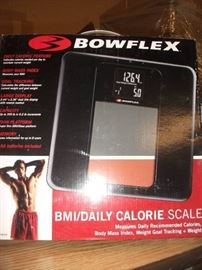 Bowflex Caloric and BMI Scale