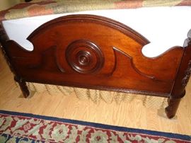 foot board of bed, we have the original side rails