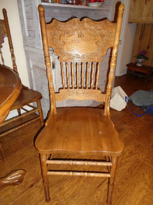 closeup of one of the chairs