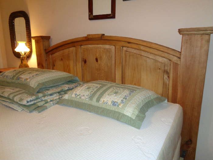 king bed very nice mattress set
