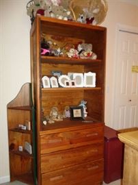 bookcase - small teddy bear collection