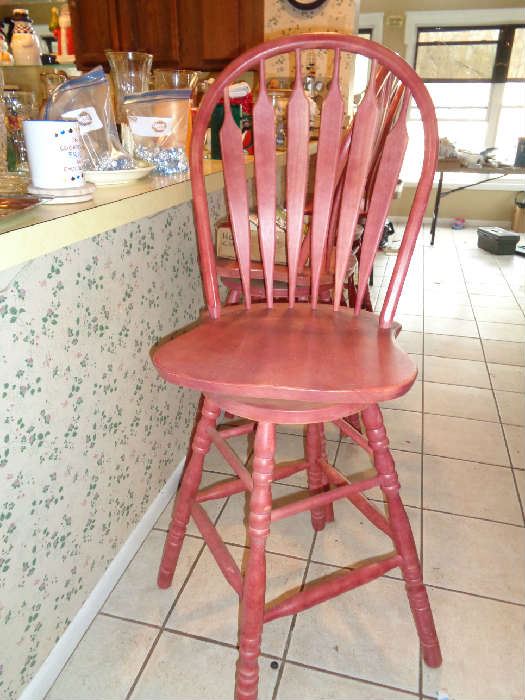 one of 4 bar stools