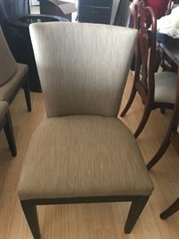 8 chairs with round table 