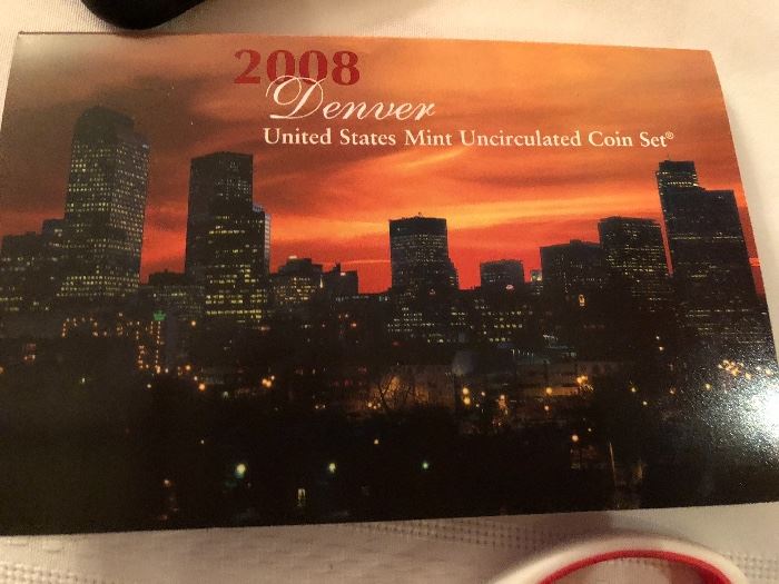 2008 Denver Us Mint uncirculated coin set