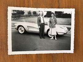Dated 1959 pictures of Corvette owners