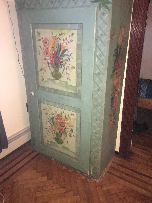 Antique wood armoire. Gently used.
