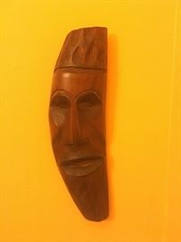 Stunning wood mask from West Africa.