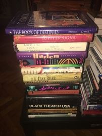 Various books many by African American authors. 