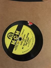 Set of Hank Williams 78 records