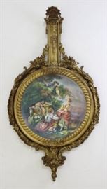 Lot 318: 19th Century Handpainted Porcelain Charger