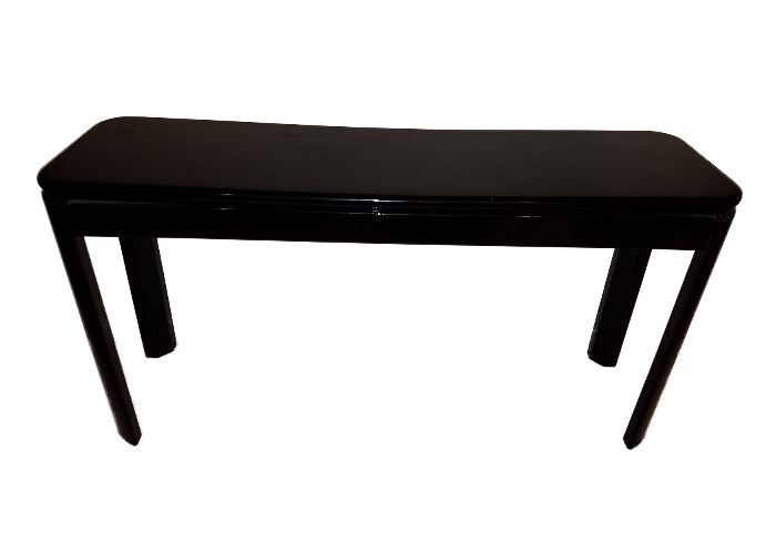 black table