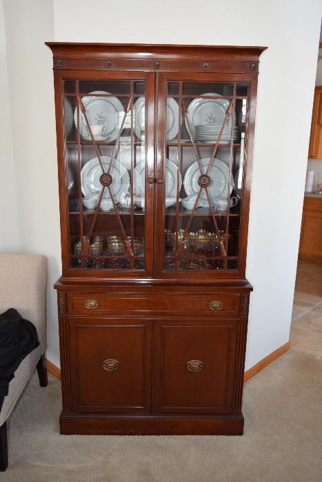 Display cabinet by Northern Furniture Co, Sheboygan, WI