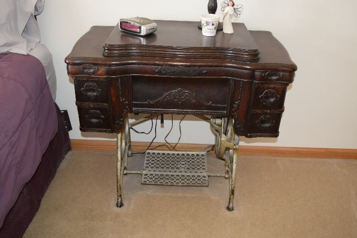 Vintage Sewing machine table