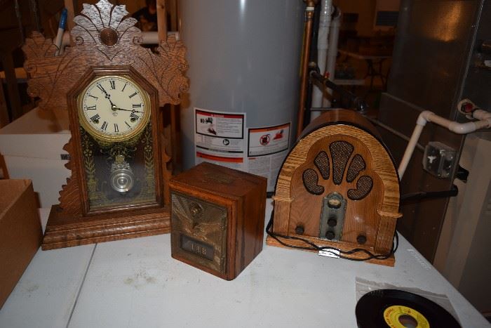 Vintage clock & radios