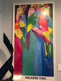 Walasse Ting French poster