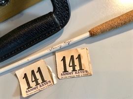 Signed Sammy Kaye bandleader baton