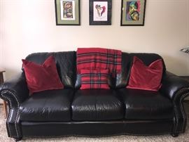 Robinson and Robinson Leather Sofa