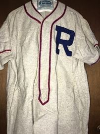 Antique sports uniform
