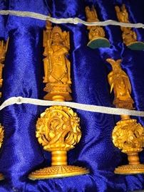 Carved Chess Set