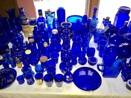 Colbalt Blue Glassware