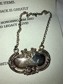 Vintage Sterling “Scotch” label from the Estate of the late Pat Morita (actor in the film; Karate Kid)