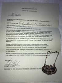 Vintage Sterling “Scotch” label from the Estate of the late Pat Morita (actor in the film; Karate Kid)