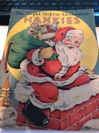 The Night Before Christmas Hankies book (includes four hankies)