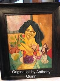 Original oil painting by Anthony Quinn with provenance.