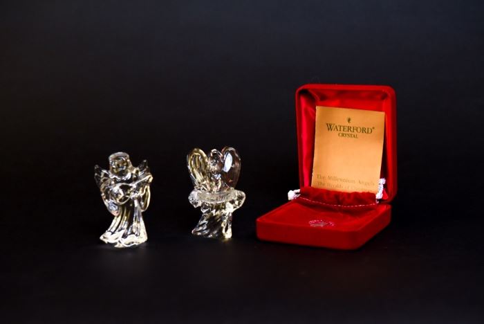 Waterford Crystal Millenium 3rd Edition Angel Of Fellowship Ornaments