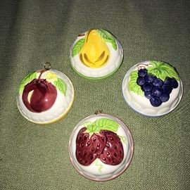 HAND PAINTED FRUIT WALL DECOR'