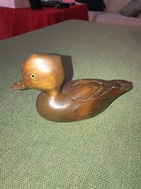 WOODEN DECOY DUCKS