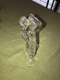 WATERFORD CRYSTAL GOLFER FIGURINE