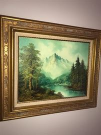 OIL ON CANVAS PAINTING