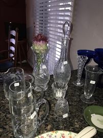 GLASSWARE AND CRYSTAL