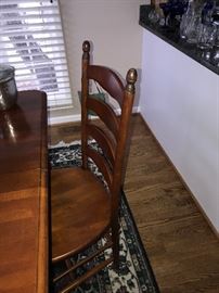 SOLID WOOD DINING TABLE WITH 4 CHAIRS