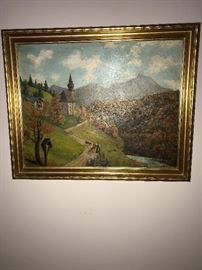 OIL ON CANVAS PAINTING