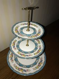 THREE TIER CAKE PLATE